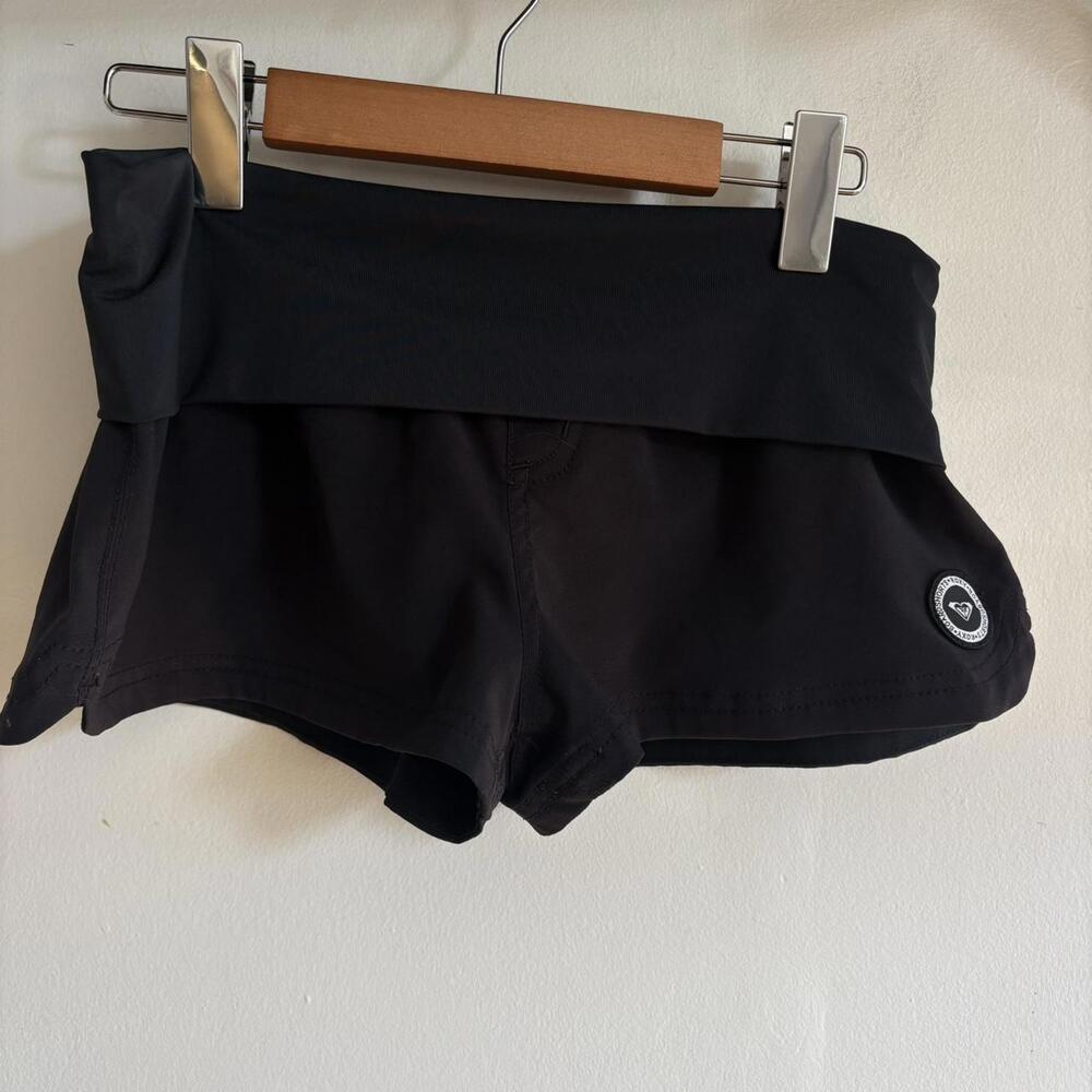 Y2K Low Rise Foldover Waist Board Shorts - Picture 2 of 5
